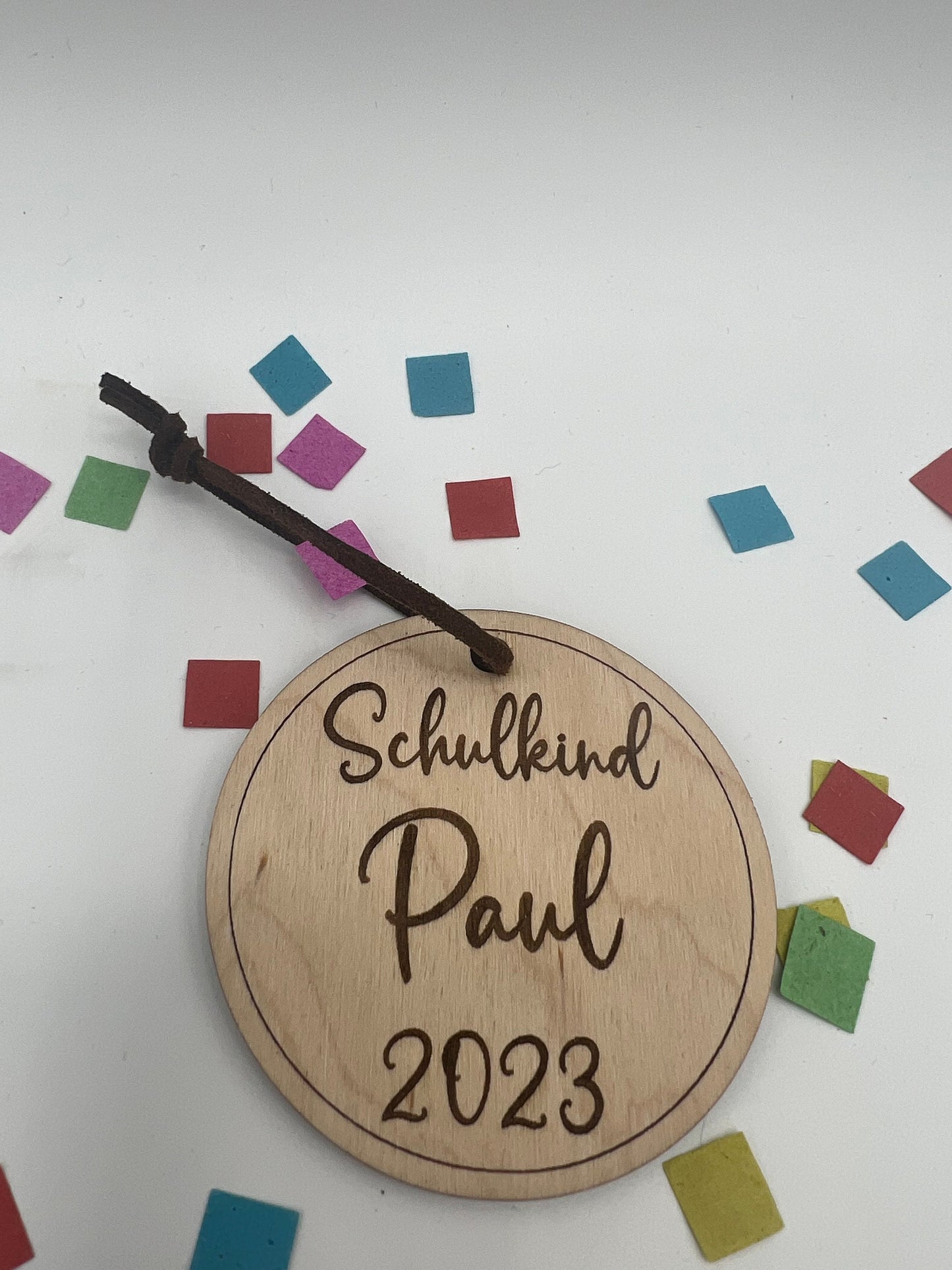 Holz Anhänger für Schultüten